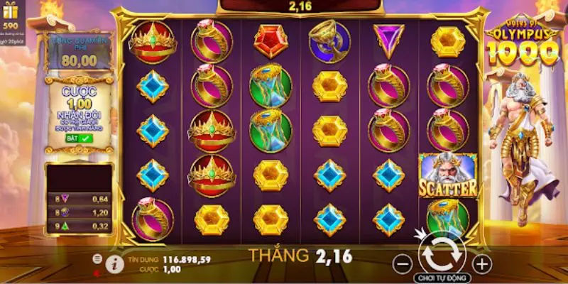 Chiến thuật và cách chơi nổ hũ Gates Of Olympus cho người mới