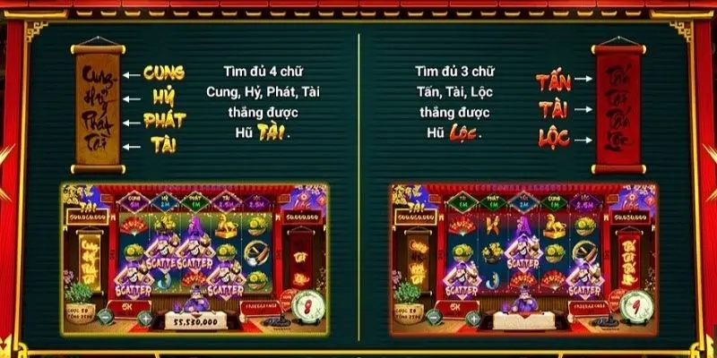 Các tính năng đặc biệt chỉ có tại slot Ông Đồ 888to